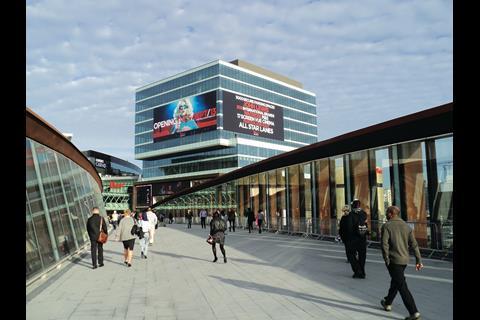 Vehicle movement has been reduced by up to 80% at Westfield Stratford